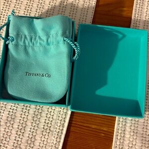 Tiffany & Co. Turquoise Gift Box and bag